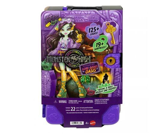 Лялька Monster High Набір-сюрприз Кошмарні канікули Жахо-секрети Джиніфаєр (JDR52), зображення 11