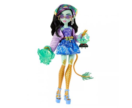 Лялька Monster High Набір-сюрприз Кошмарні канікули Жахо-секрети Джиніфаєр (JDR52), зображення 3
