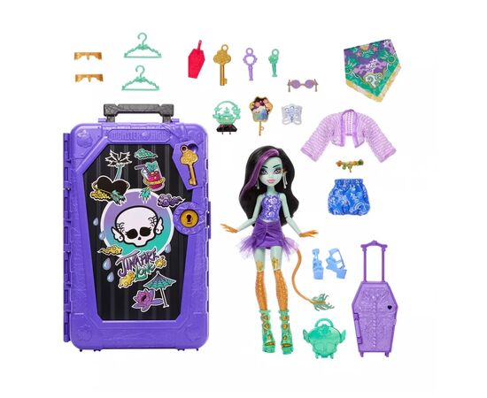 Лялька Monster High Набір-сюрприз Кошмарні канікули Жахо-секрети Джиніфаєр (JDR52), зображення 6