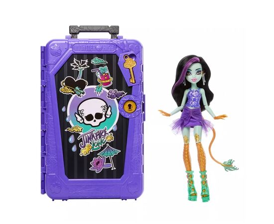 Лялька Monster High Набір-сюрприз Кошмарні канікули Жахо-секрети Джиніфаєр (JDR52)