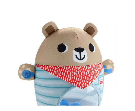 Развивающая игрушка Fisher-Price Мишка-неваляшка (JLB83), изображение 4