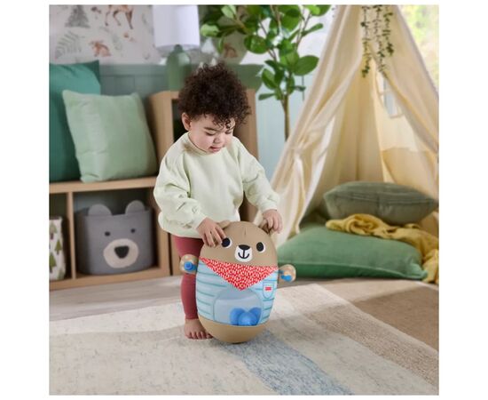 Развивающая игрушка Fisher-Price Мишка-неваляшка (JLB83), изображение 9