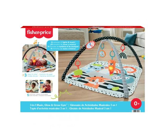 Детский коврик Fisher-Price игровой центр Веселые развлечения 3-в-1 (JMN72), изображение 5