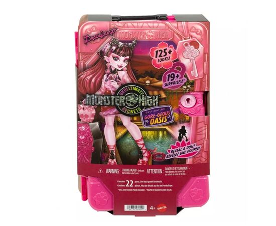 Кукла Monster High Набор-сюрприз Кошмарные каникулы Ужас-секреты Дракулоры (JDR50), изображение 11