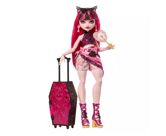 Кукла Monster High Набор-сюрприз Кошмарные каникулы Ужас-секреты Дракулоры (JDR50), изображение 3