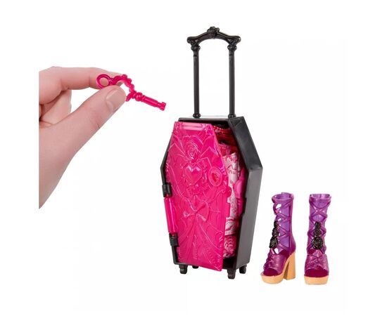 Кукла Monster High Набор-сюрприз Кошмарные каникулы Ужас-секреты Дракулоры (JDR50), изображение 8