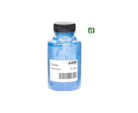 Тонер Kyocera Ecosys PA4000/MA4000, TK-5380 270г Cyan developer+chip АНК (50000572)