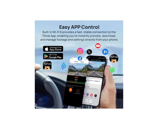 Видеорегистратор Xiaomi 70mai Dash Cam 4K A800SE-2 Set (1182550), изображение 11