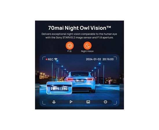 Видеорегистратор Xiaomi 70mai Dash Cam 4K A810S-2 Set (1182548), изображение 13