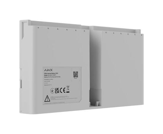 Аксессуар для охранных систем Ajax EN54 Internal Battery (24h) white, изображение 2