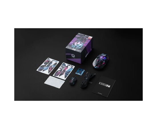 Мышка GravaStar Mercury X Pro 8K RGB Wireless/Bluetooth/USB Neon Graffiti (GS_X_PRO_CG_BLK), изображение 2