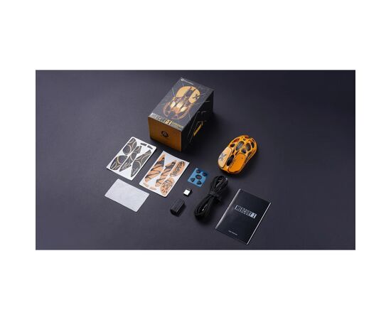 Мышка GravaStar Mercury X RGB Wireless/Bluetooth/USB Battle-Worn Yellow (GS_X_YLW), изображение 2