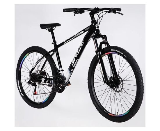 Велосипед Space 27.5" MERCURY DD FR рама-17" AL 2026 чорно-білий (OPS-SP-27.5-075), изображение 2