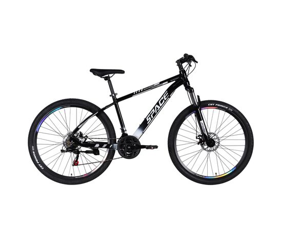 Велосипед Space 27.5" MERCURY DD FR рама-17" AL 2026 чорно-білий (OPS-SP-27.5-075)