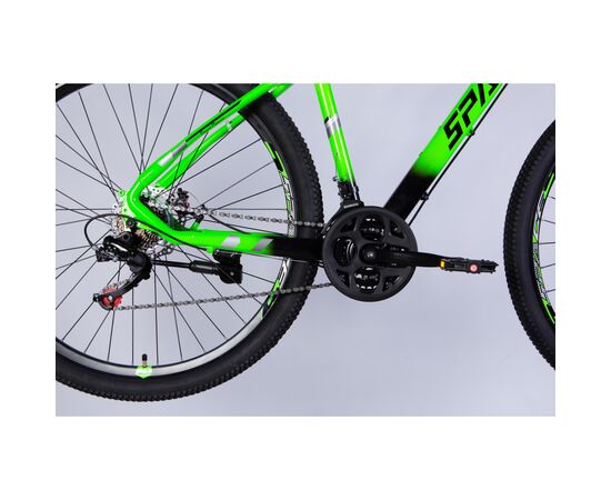 Велосипед Space 29" MERCURY DD FR рама-18" AL 2026 зелено-чорний (OPS-SP-29-170), изображение 5