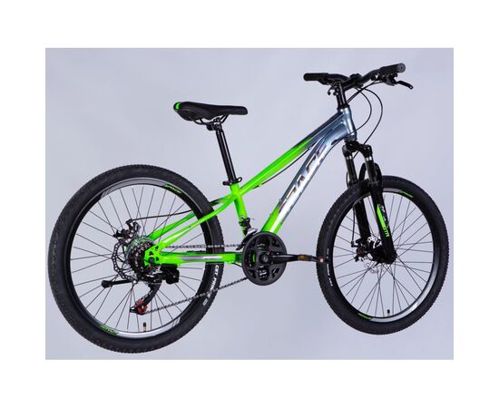 Велосипед Space 24" MARS DD FR рама-11" ST 2026 зелено-сріблястий (OPS-SP-24-057), изображение 3