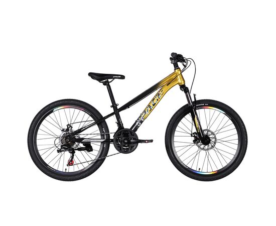 Велосипед Space 24" MARS DD FR рама-11" ST 2026 золотисто-чорний (OPS-SP-24-058)