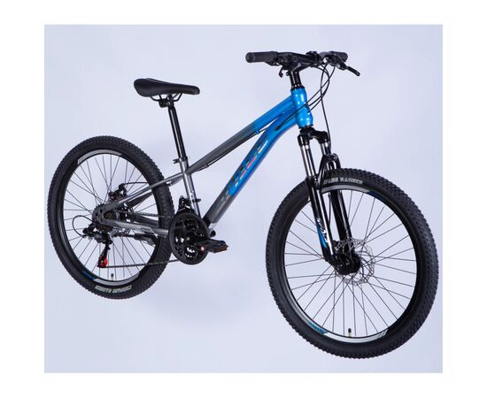 Велосипед Space 24" MARS DD FR рама-11" ST 2026 синьо-сірий (OPS-SP-24-061), изображение 2