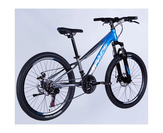 Велосипед Space 24" MARS DD FR рама-11" ST 2026 синьо-сірий (OPS-SP-24-061), изображение 3
