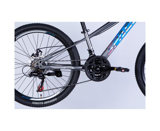 Велосипед Space 24" MARS DD FR рама-11" ST 2026 синьо-сірий (OPS-SP-24-061), изображение 5