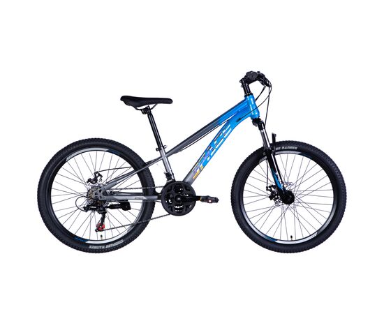 Велосипед Space 24" MARS DD FR рама-11" ST 2026 синьо-сірий (OPS-SP-24-061)