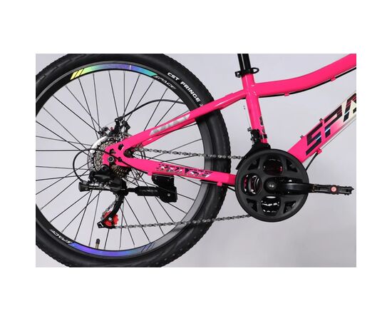 Велосипед Space 26" AURORA DD FR рама-13" ST 2026 біло-рожевий (OPS-SP-26-095), изображение 5