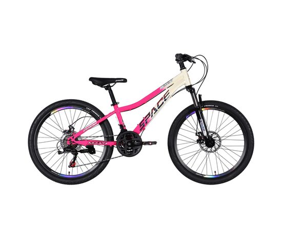 Велосипед Space 26" AURORA DD FR рама-13" ST 2026 біло-рожевий (OPS-SP-26-095)