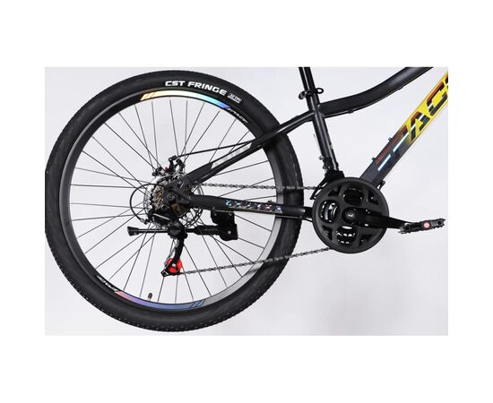 Велосипед Space 26" AURORA DD FR рама-13" ST 2026 жовто-чорний (OPS-SP-26-096), изображение 5