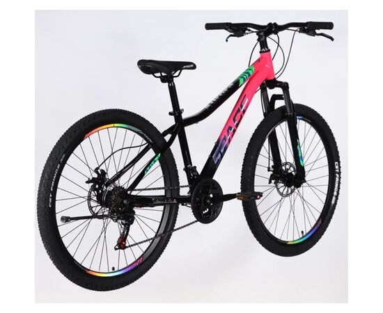 Велосипед Space 26" AURORA DD FR рама-13" ST 2026 рожево-чорний (OPS-SP-26-094), изображение 3