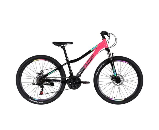 Велосипед Space 26" AURORA DD FR рама-13" ST 2026 рожево-чорний (OPS-SP-26-094)