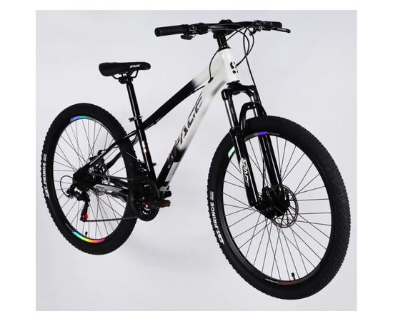 Велосипед Space 26" MARS DD FR рама-13" ST 2026 чорний з білим (OPS-SP-26-078), изображение 2