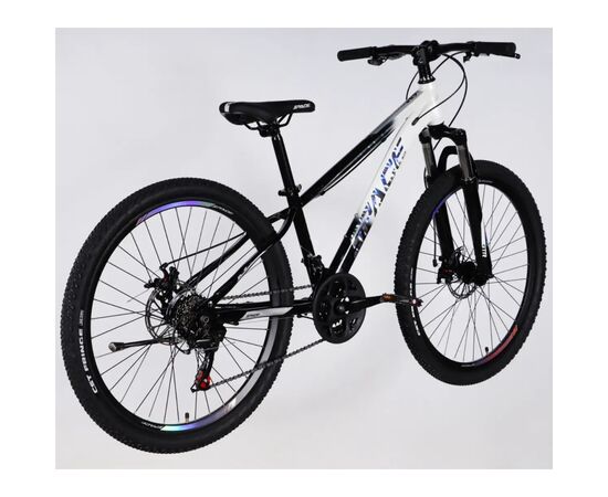 Велосипед Space 26" MARS DD FR рама-13" ST 2026 чорний з білим (OPS-SP-26-078), изображение 3