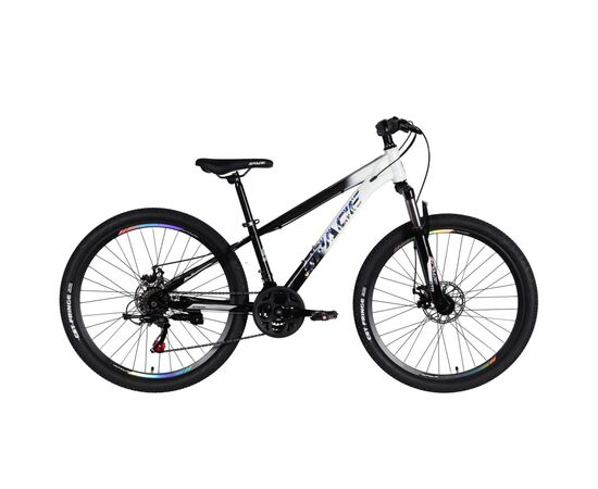Велосипед Space 26" MARS DD FR рама-13" ST 2026 чорний з білим (OPS-SP-26-078)