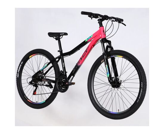 Велосипед Space 27.5" AURORA DD FR рама-15" ST 2026 рожево-чорний (OPS-SP-27.5-091), зображення 2