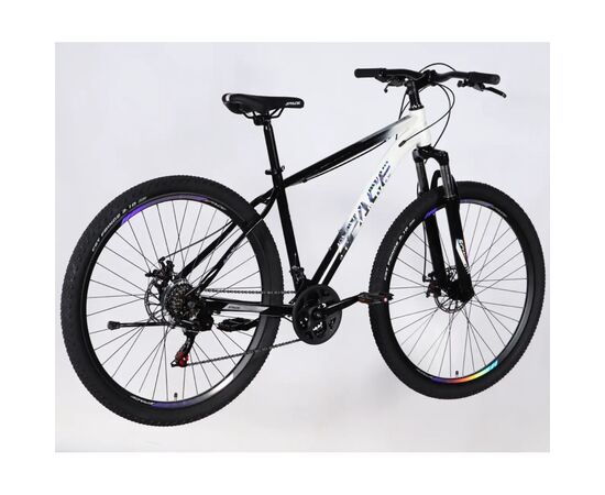 Велосипед Space 27.5" MARS DD FR рама-17" ST 2026 чорний з білим (OPS-SP-27.5-070), изображение 3