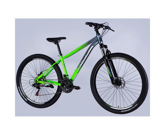 Велосипед Space 29" MARS DD FR рама-16" ST 2026 зелено-сріблястий (OPS-SP-29-152), изображение 2