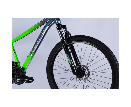 Велосипед Space 29" MARS DD FR рама-16" ST 2026 зелено-сріблястий (OPS-SP-29-152), изображение 4