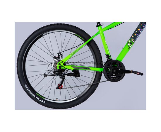 Велосипед Space 29" MARS DD FR рама-16" ST 2026 зелено-сріблястий (OPS-SP-29-152), изображение 5
