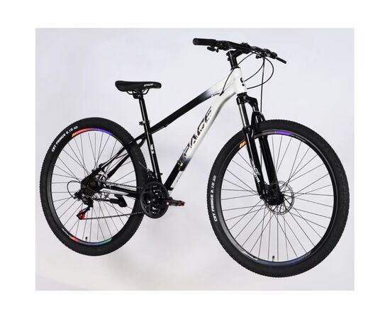 Велосипед Space 29" MARS DD FR рама-16" ST 2026 чорний з білим (OPS-SP-29-154), зображення 2