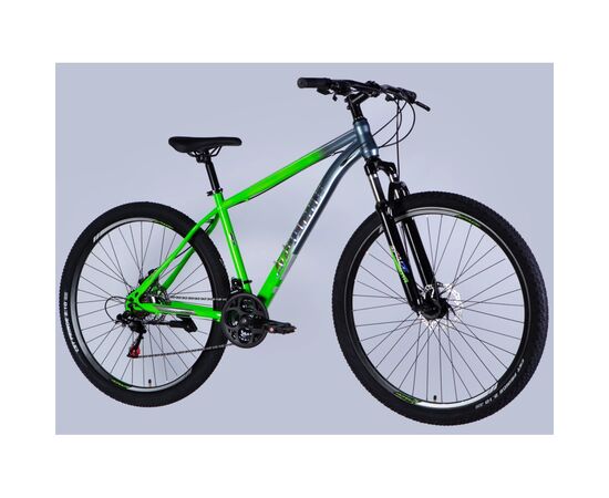 Велосипед Space 29" MARS DD FR рама-18" ST 2026 зелено-сріблястий (OPS-SP-29-158), изображение 2