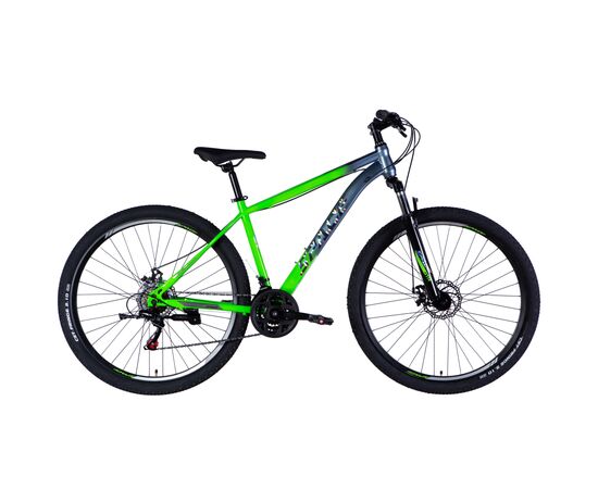Велосипед Space 29" MARS DD FR рама-18" ST 2026 зелено-сріблястий (OPS-SP-29-158)