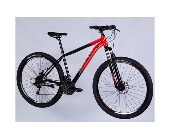 Велосипед Space 29" MARS DD FR рама-18" ST 2026 червоно-чорний (OPS-SP-29-157), изображение 2