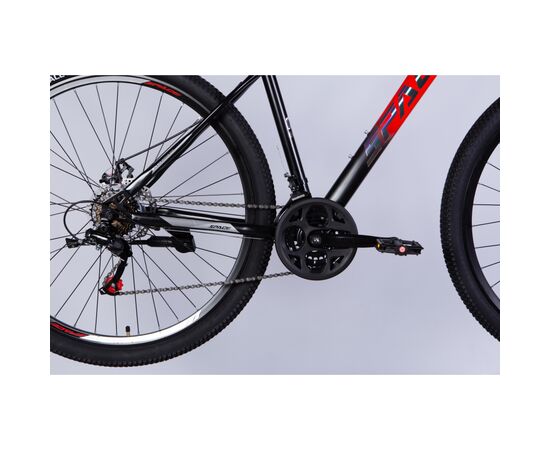 Велосипед Space 29" MARS DD FR рама-18" ST 2026 червоно-чорний (OPS-SP-29-157), изображение 5