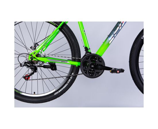 Велосипед Space 29" MARS DD FR рама-20" ST 2026 зелено-сріблястий (OPS-SP-29-164), изображение 5