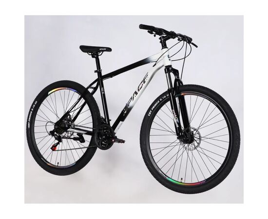 Велосипед Space 29" MARS DD FR рама-20" ST 2026 чорний з білим (OPS-SP-29-166), изображение 2