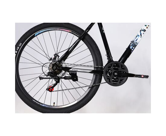 Велосипед Space 29" MARS DD FR рама-20" ST 2026 чорний з білим (OPS-SP-29-166), изображение 5