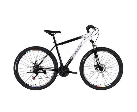 Велосипед Space 29" MARS DD FR рама-20" ST 2026 чорний з білим (OPS-SP-29-166)