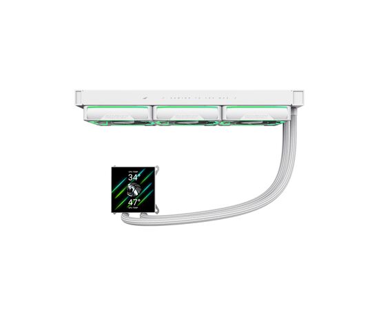 Кулер до процесора Gamemax HAILSTORM 360 WH, зображення 4