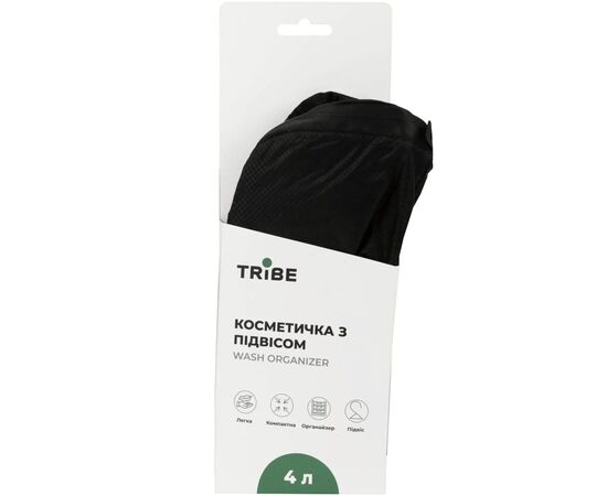 Сумка для туалетных принадлежностей Tribe Wash Organizer з підвісом black (T-IZ-0019-black), изображение 11