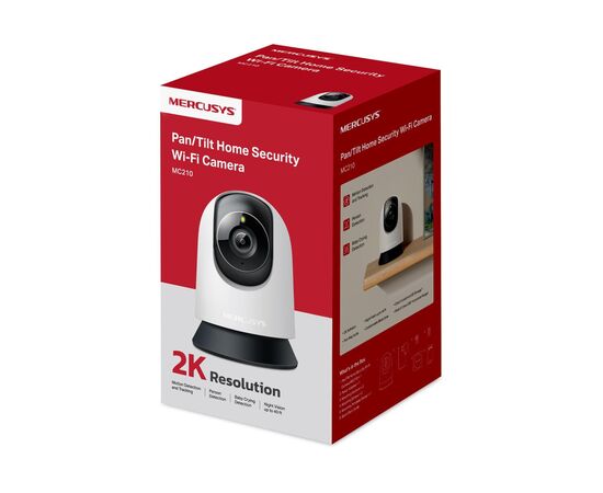 Камера видеонаблюдения Mercusys IP-Камера MERCUSYS MC210 3MP N300 microSD motion detection (MC210), изображение 8
